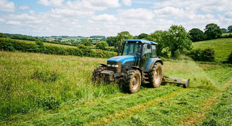 Tractor Mowing in Calvert County, MD